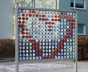 "Pixelwand" St. Lorenz-Nord